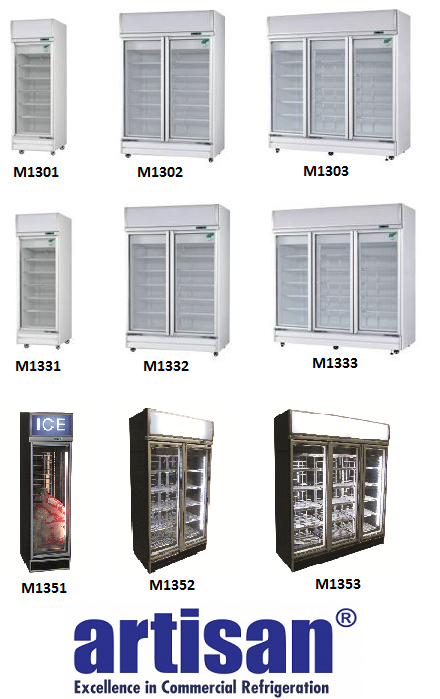 Glass Door Freezers – Top Mounted Display Freezers