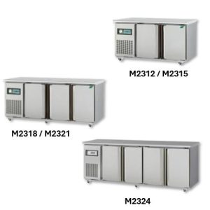 Standard Under Counter Freezers for Commercial Kitchens M2312 M2315 M2318 M2321 M2324