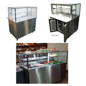 Squared Glass Food Display Cabinets for Sale Australia